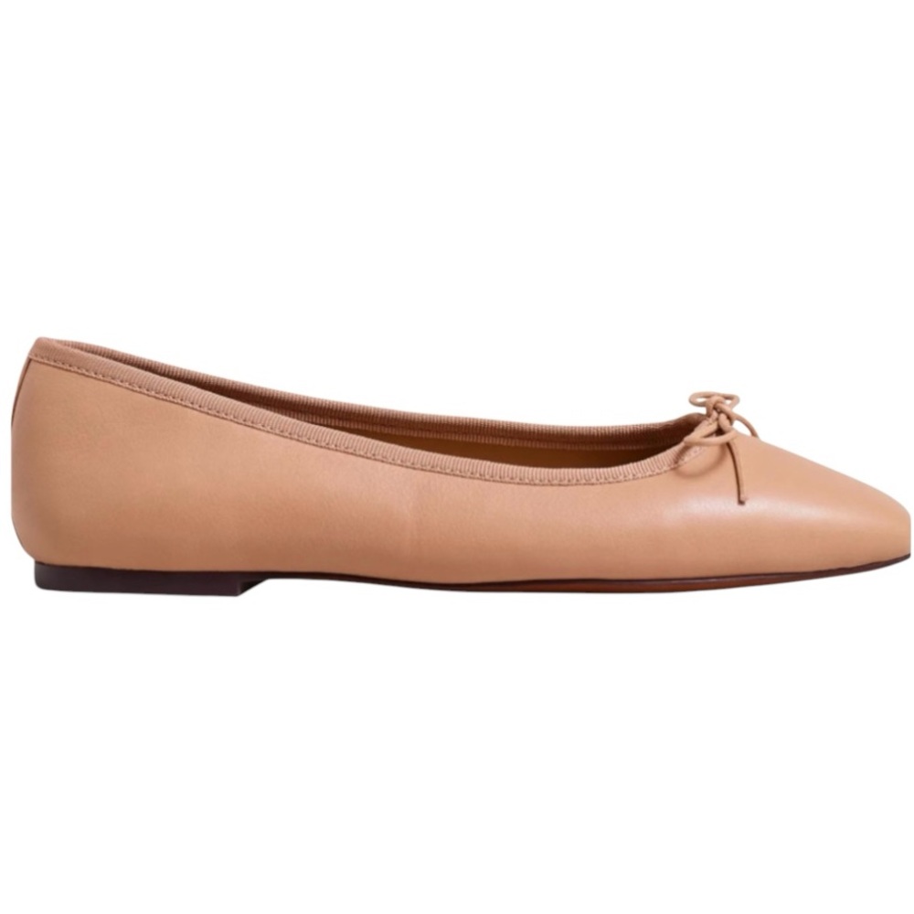 NWT Madewell The Anelise Ballet Flat, Warm Sand - Picture 2 of 12